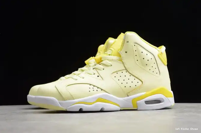 1st Kicks Jordan (GS) 543390-800 6 Retro Floral Air Yellow Dynamic 0522